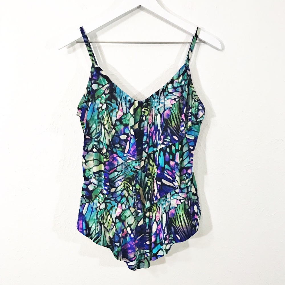 Magicsuit Ruffle Rita Tankini